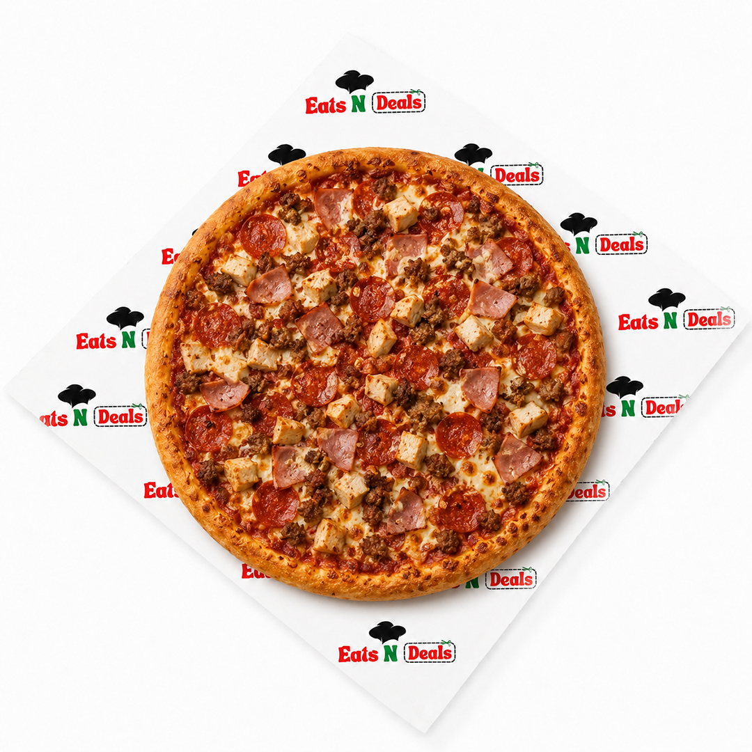 14" Bbq Meat Feast Pizza
