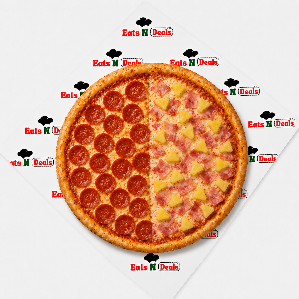 14" Half & Half Pizza