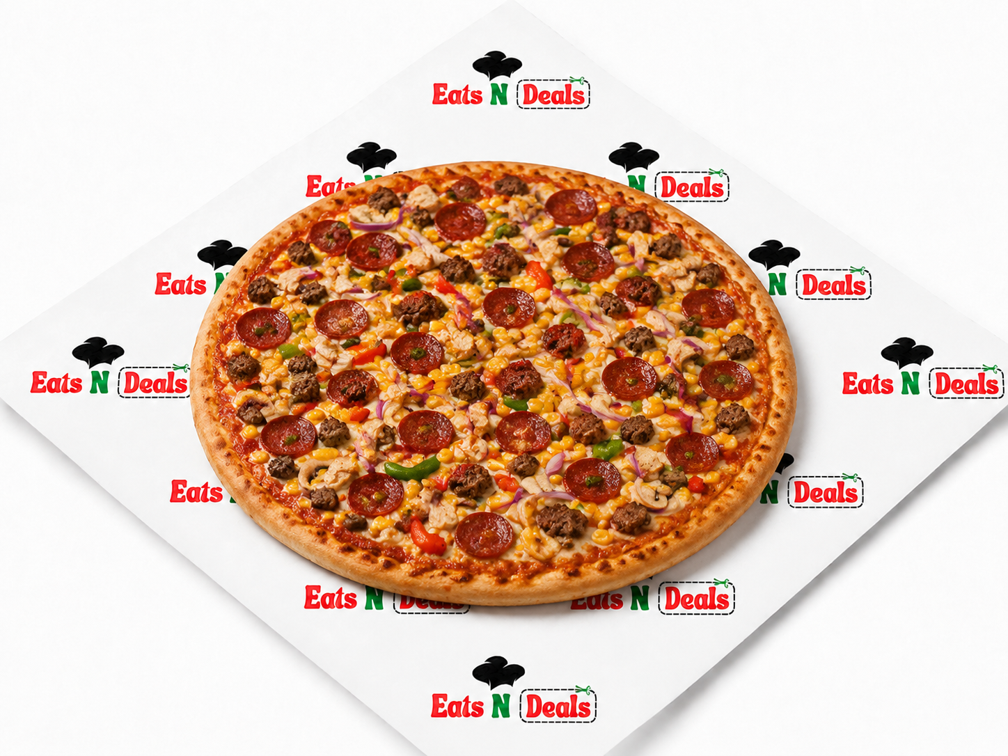 10"  Fiery Beef Pizza