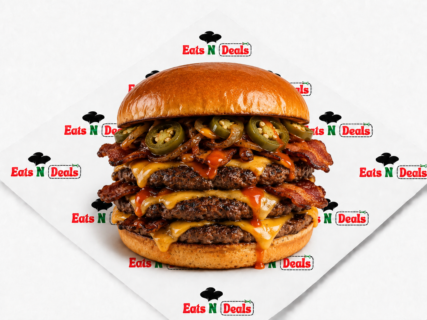 Mighty Meat N Heat Burger