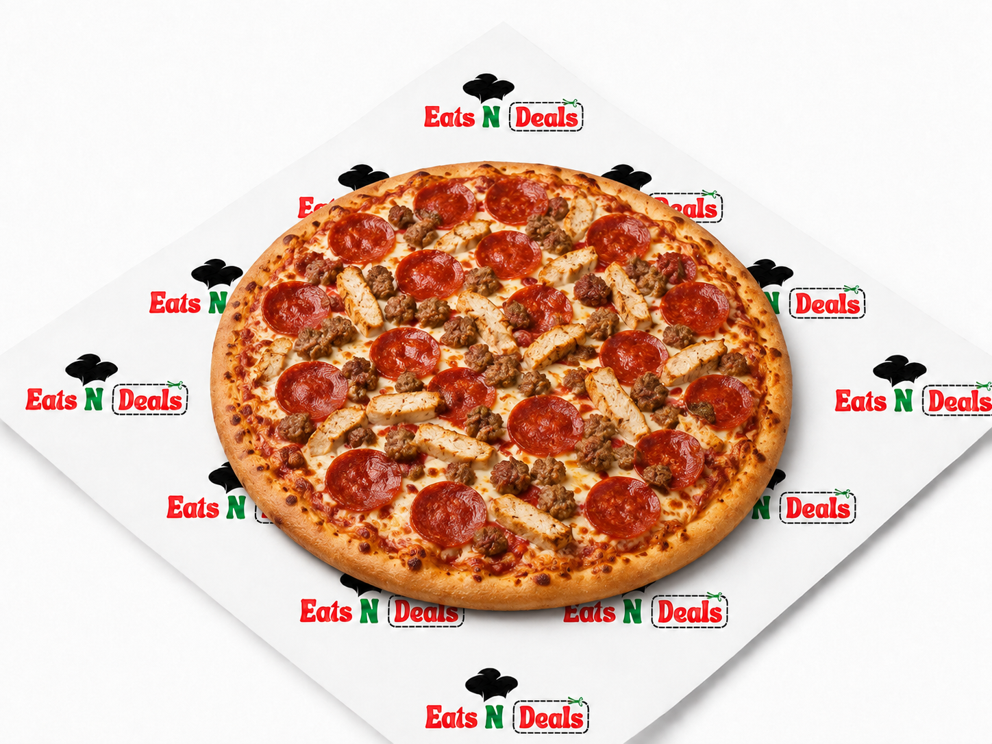 14" Mighty Meat Pizza